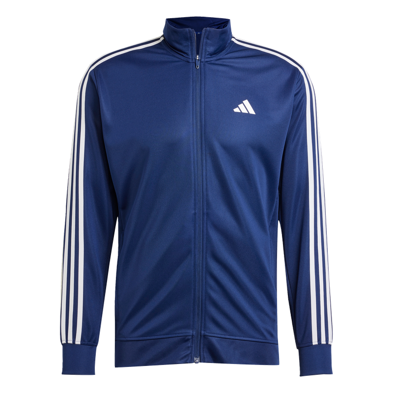 Train Essentials 3-Stripes Training Hooded Track Top
